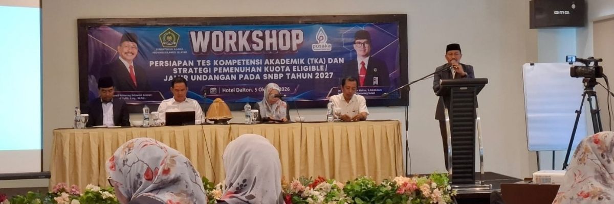 Di Tengah Padatnya OMI, Kepala MAN Jeneponto Ikuti Workshop Strategi Eligible SNBP 2027
