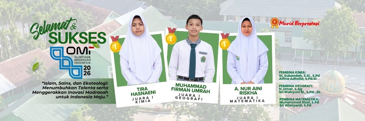 MAN Jeneponto Borong Tiga Juara 1 OMI Kabupaten, Golden Ticket Melaju ke OMI Provinsi